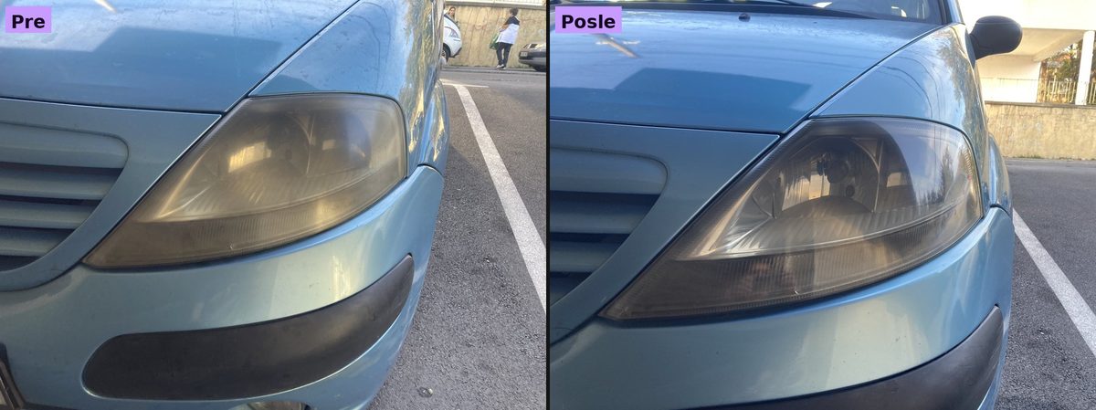 Far pre i posle poliranja