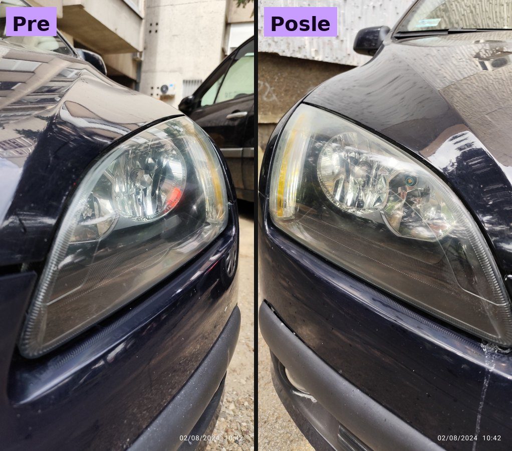 Far pre i posle poliranja